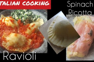 RAVIOLI Spinach and Ricotta ~ Italian Cooking