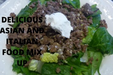 DELICIOUS ASIAN AND ITALIAN FOOD MIX UP COOKING VIDEO