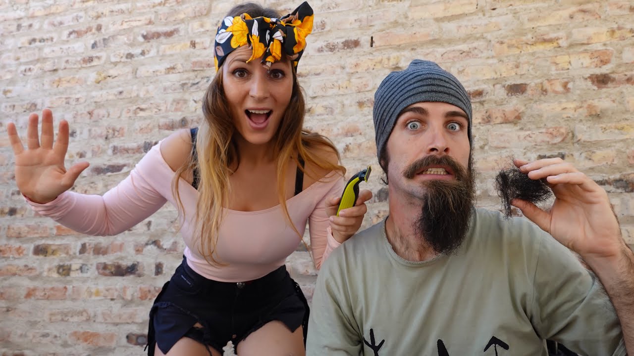 SHAVING his BEARD OFF after 1 year! Transformation reaction / Italian Overlanders Quarantine SHAVING his BEARD OFF after 1 year! Transformation reaction / Italian Overlanders Quarantine