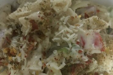 Italian Style White Sauce Pasta