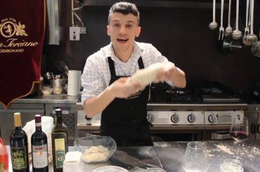 Pizza Cooking Class: how to make to pizza dought and dough with wine!