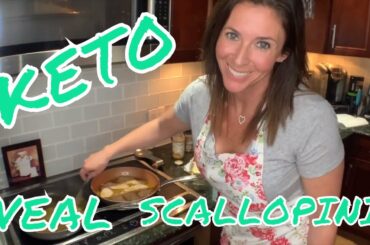 KETO VEAL SCALLOPINI IN LEMON AND WHITE WINE SAUCE