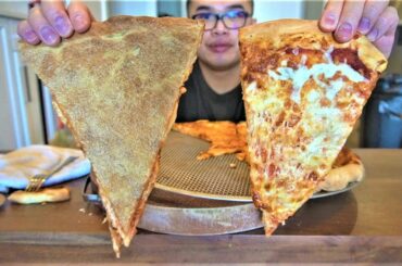 NEW YORK STYLE PIZZA at Home -  Crusty Bottoms with NO PIZZA STONE NEEDED