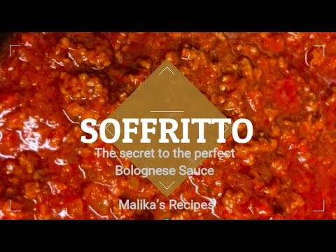 Italian Soffritto Recipe – The secret for the perfect Bolognese Sauce! !! أسرار صلصة البولونيز Italian Soffritto Recipe - The secret for the perfect Bolognese Sauce! !! أسرار صلصة البولونيز