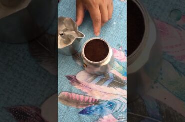 Italian Coffee. Espresso Caffe with Moka pot.