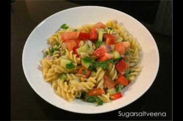 Easy Pasta Salad/ Italian dressing Pasta salad/ /vegetable pasta salad