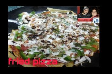 Fried pizza