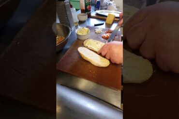 Italian Bruschetta, Ciabatta pizza slice By Chef John Conmy