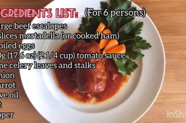 Stuffed meat rolls, Involtini di carne | Italian cooking mama