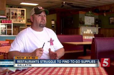 Local restaurants facing challenges fulfilling to-go orders