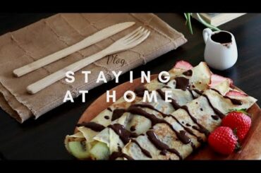 A day in my life (staying home all day, homebody, home cooking, weekend vlog)