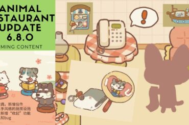 NEW CONTENT FOR VERSION 6.8.0! Animal Restaurant Guide