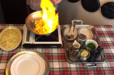 Dinner at Joe’s - ep 3 - “Tagliolini Aglio Olio E Pepperoncino con Carciofo