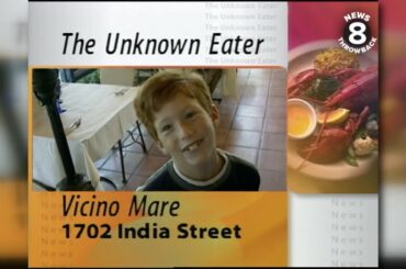 The Unknown Eater finds exotic seafood at the Busalacchi family's Vicino Mare in San Diego in 1997