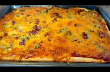 BEST HOMEMADE PIZZA EVER| MAMA CINNAMON RECIPES