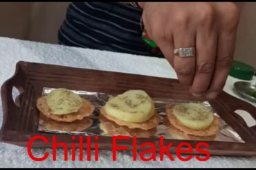 ITALIAN SEV PURI SANDWICH