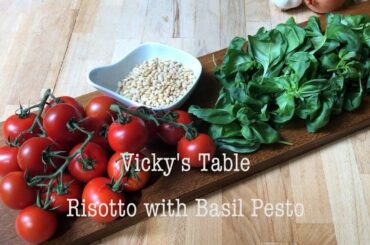Risotto with Basil Pesto