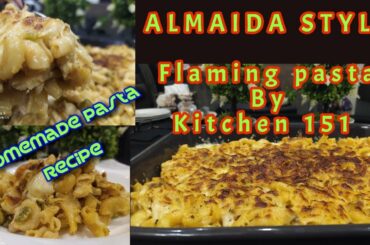 Flaming Pasta Oregano | Almiada Flaming Pasta | Lockdown Recipes