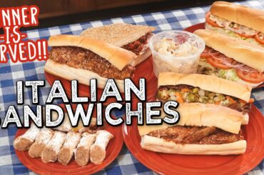 Dinner Is Served!! Angelina's Italian Sandwiches Challenge!!