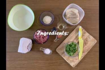 Meatballs tutorial - Italian recipe Sub Eng