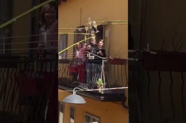 Meanwhile in Italy Flag of Italy cheers Wine glass