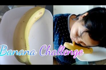 EATING BANANA CHALLENGE | WITHOUT USING HAND| Pinay Life in Italy| tata cadavid