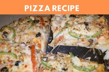 Pizza Recipe | How to make pizza without oven | Home Cooking