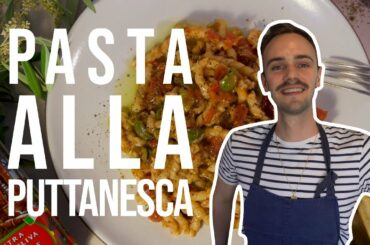 Pasta Alla Puttanesca: pantry cooking at its best!