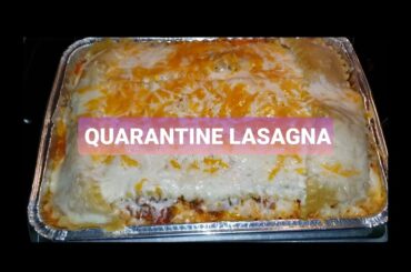 QUARANTINE COOK WITH ME|| EASY LASAGNA|| PENELOPE'S PARADISE
