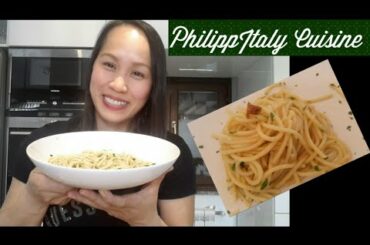 THE SECRET OF ITALIAN PASTA! SPAGHETTI GARLIC,OIL AND CHILLI.