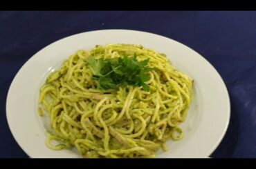yummy green sauce for spaghetti.  #pasta #cooking #Italian #yummy #food