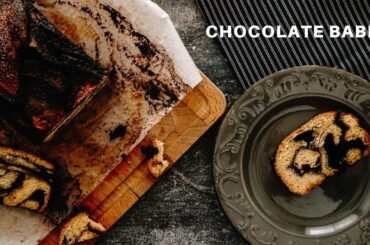 How to make Chocolate Babka | Chocolate Krantz Cake | ASMR Cooking