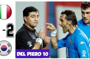 Italy vs South Korea 1-2, WC 2002 - Most Controversial World Cup Match