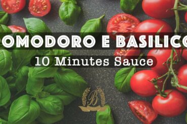 Pomodoro e Basilico | Easy and Tasty Pasta Sauce | Italian Classic