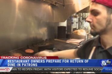 Restaurants preparing for return to dine-in patrons