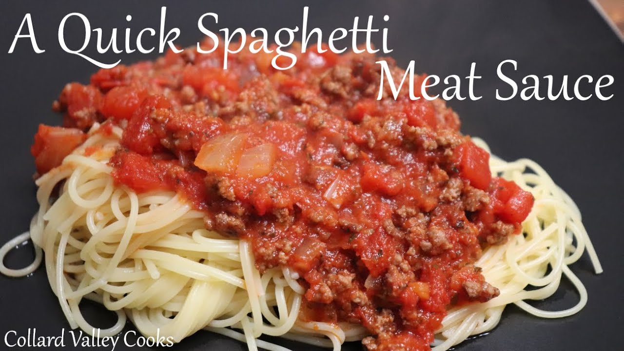 A Quick Spaghetti Meat Sauce, Simple, Fast and Tastes Great! A Quick Spaghetti Meat Sauce, Simple, Fast and Tastes Great!