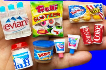 21 DIY MINIATURE FOOD AND DRINKS REALISTIC HACKS AND CRAFTS FOR BARBIE DOLLHOUSE !!!