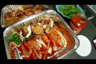 How to make Italian double stuffed chicken thighs