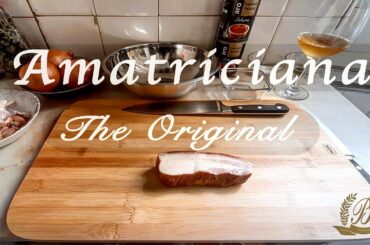 Original Amatriciana | Pancetta, Onions, Wine and Tomatoes