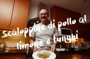 Chicken Limone with mushrooms