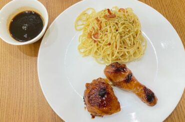 Dani Cooks: Bacon Aglio e olio pasta & Chicken Teriyaki