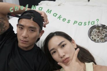 CHEF MA MAKES PASTA? ( 老公下厨？) | JANE CHUCK