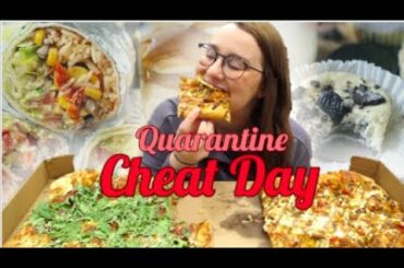 Casual Quarantined Cheat Day | Pancakes | Pizza | Oreo Cheesecake