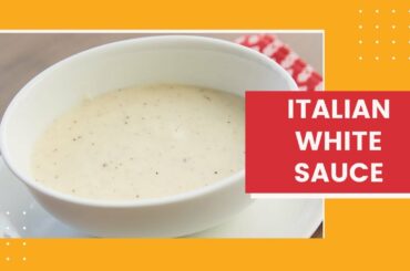 How To Make Jain Italian White Sauce At Home - Easy White Sauce Recipe - व्हाइट सॉस रेसिपी