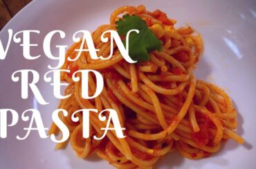VEGAN Red sauce pasta ~ EASY pasta recipe ~Italian #vegan #redsauce #redsaucepasta #vegdevil