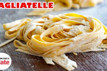 TAGLIATELLE RECIPE | How to Make Tagliatelle Pasta from Scratch