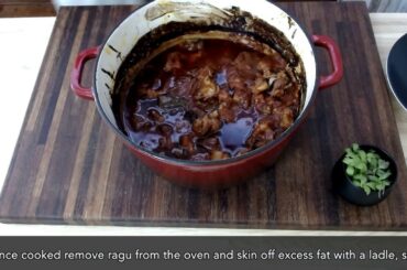 Steam & Combi Oven Cooking - Italian Lamb Ragu