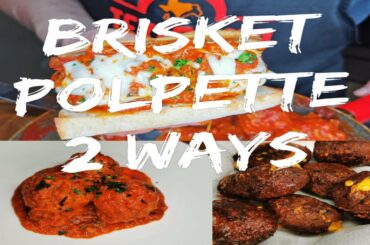 Brisket MEATBALLS RECIPE -Deep fried polpette- how to cook Italian meatballs Ep.5| Brisket 100 ways!