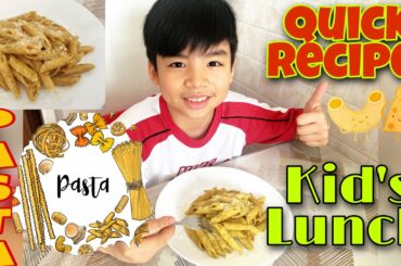 Very quick and Easy Pasta Pesto! Cooking in Minutes! Kid’s Lunch for today!| Vlog #8 (Italy edition)