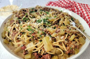 Pantry Staple Pasta and Lentil Recipe - Quarantine Cooking